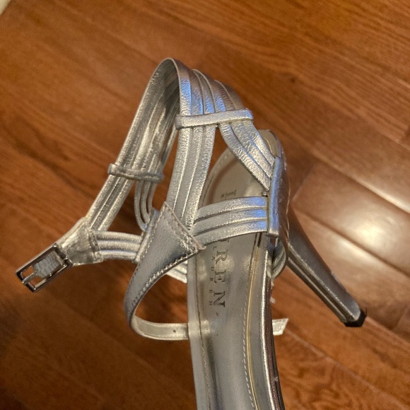 Silver Ralph Lauren heels - Picture 8 of 8